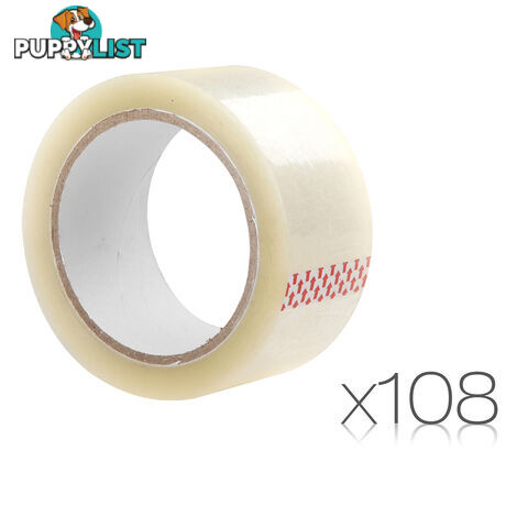 108 Rolls Transparent Packing Tape