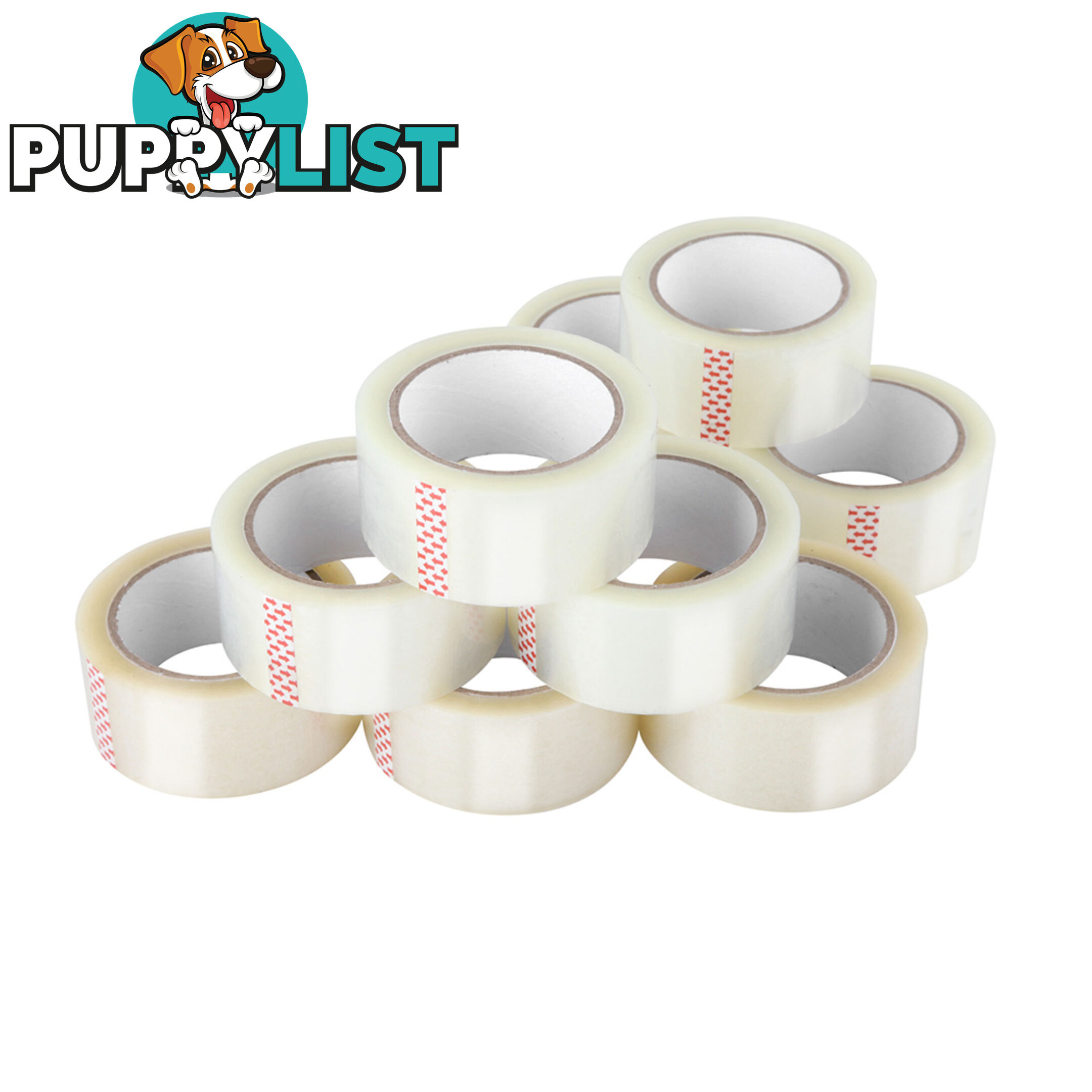 108 Rolls Transparent Packing Tape