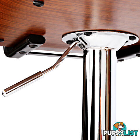 Sleek Wooden Barstool