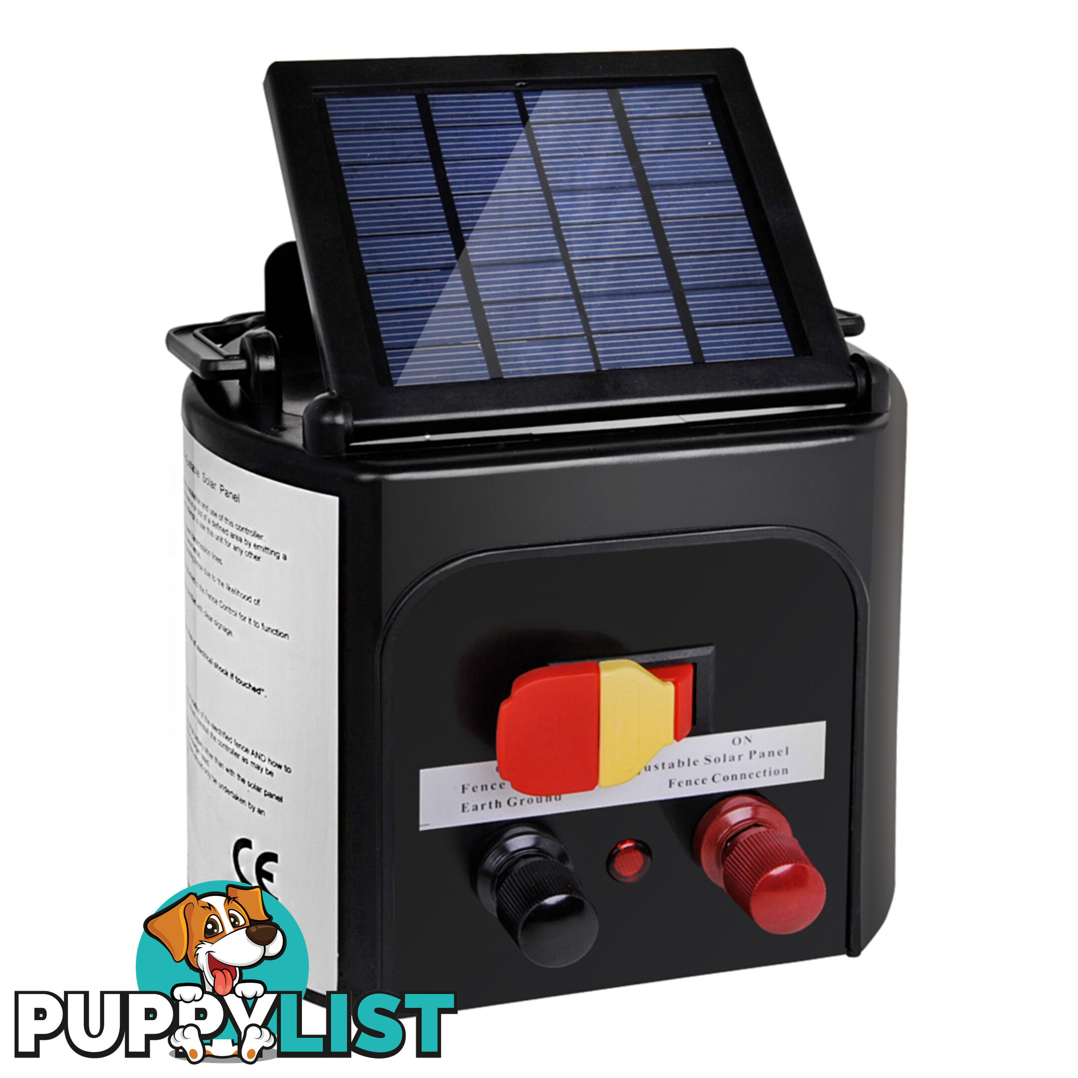 3km Solar Power Electric Fence Energiser Charger