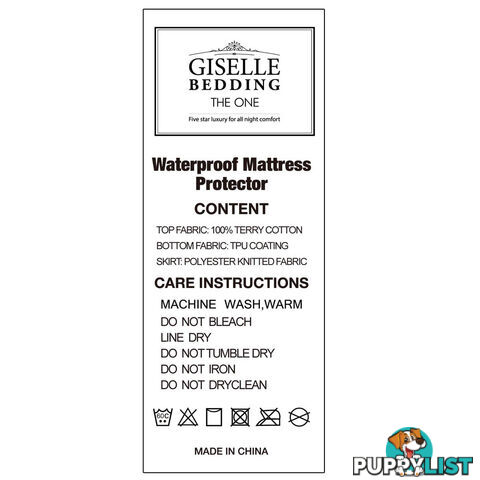 Waterproof Mattress Protector - Queen