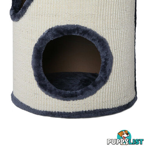 Soft Plush Cat Scratcher Condo - 3 Level _ 70CM