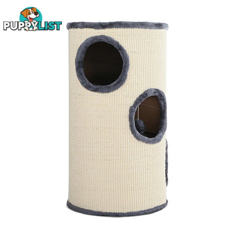 Soft Plush Cat Scratcher Condo - 3 Level _ 70CM