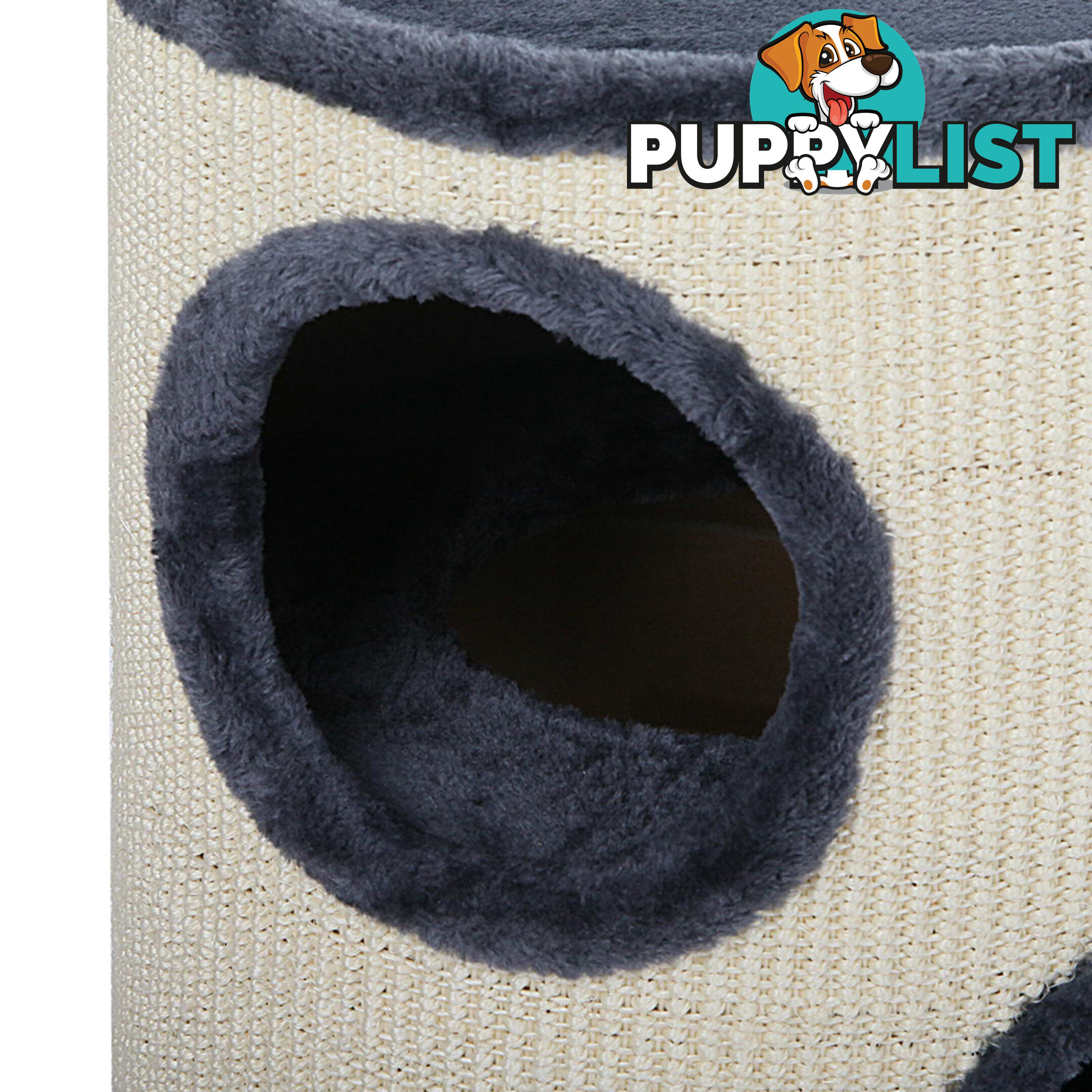 Soft Plush Cat Scratcher Condo - 3 Level _ 70CM