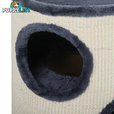 Soft Plush Cat Scratcher Condo - 3 Level _ 70CM