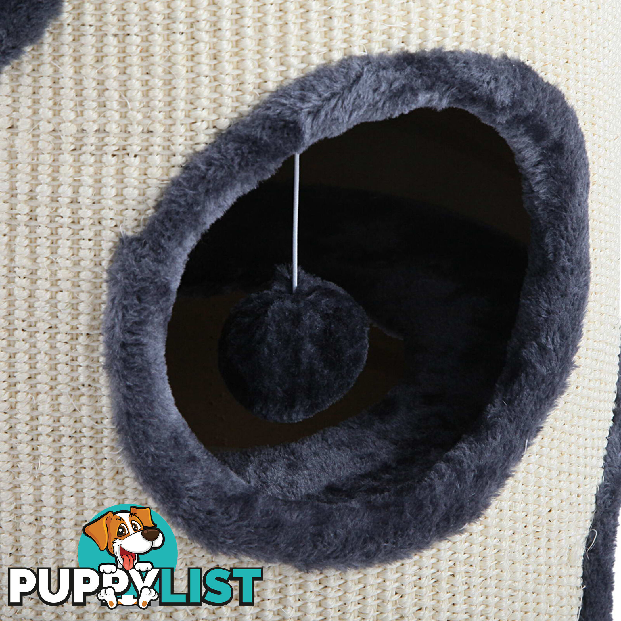 Soft Plush Cat Scratcher Condo - 3 Level _ 70CM