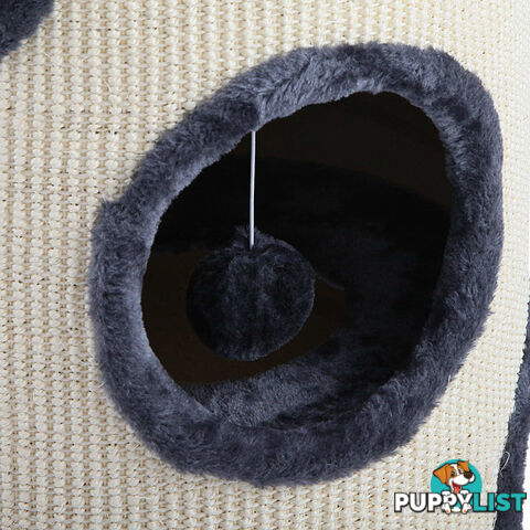 Soft Plush Cat Scratcher Condo - 3 Level _ 70CM