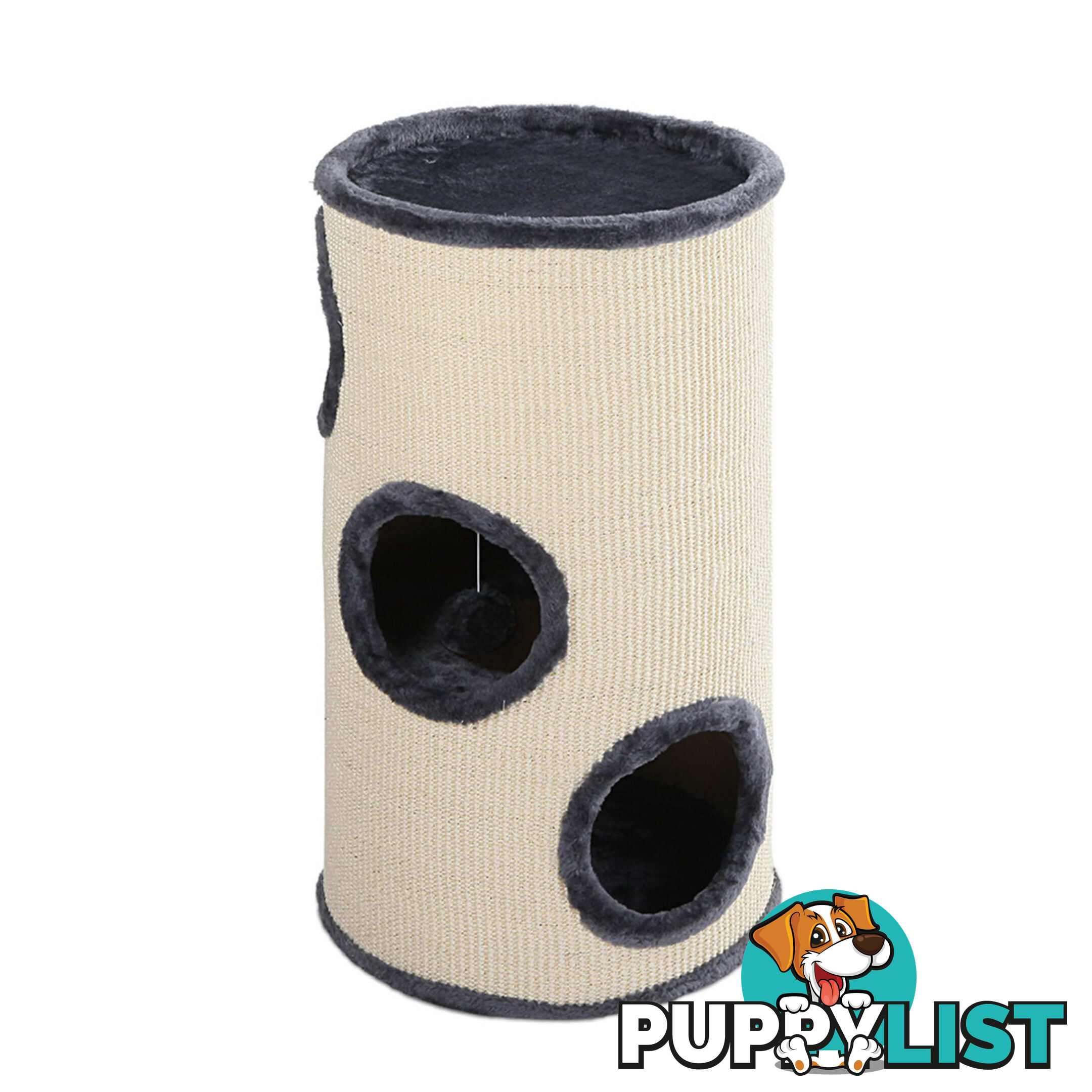 Soft Plush Cat Scratcher Condo - 3 Level _ 70CM