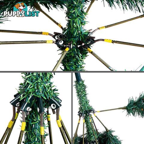 Snowy Christmas Tree 210cm Green