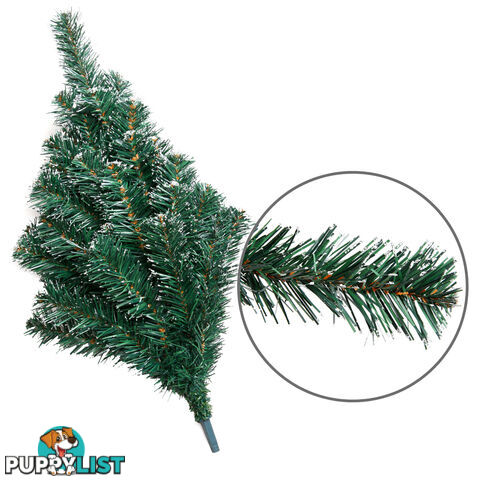 Snowy Christmas Tree 210cm Green