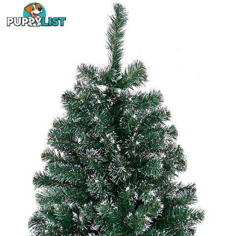 Snowy Christmas Tree 210cm Green