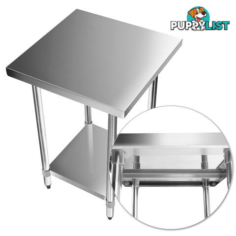 430 Stainless Steel Kitchen Work Bench Table 610mm