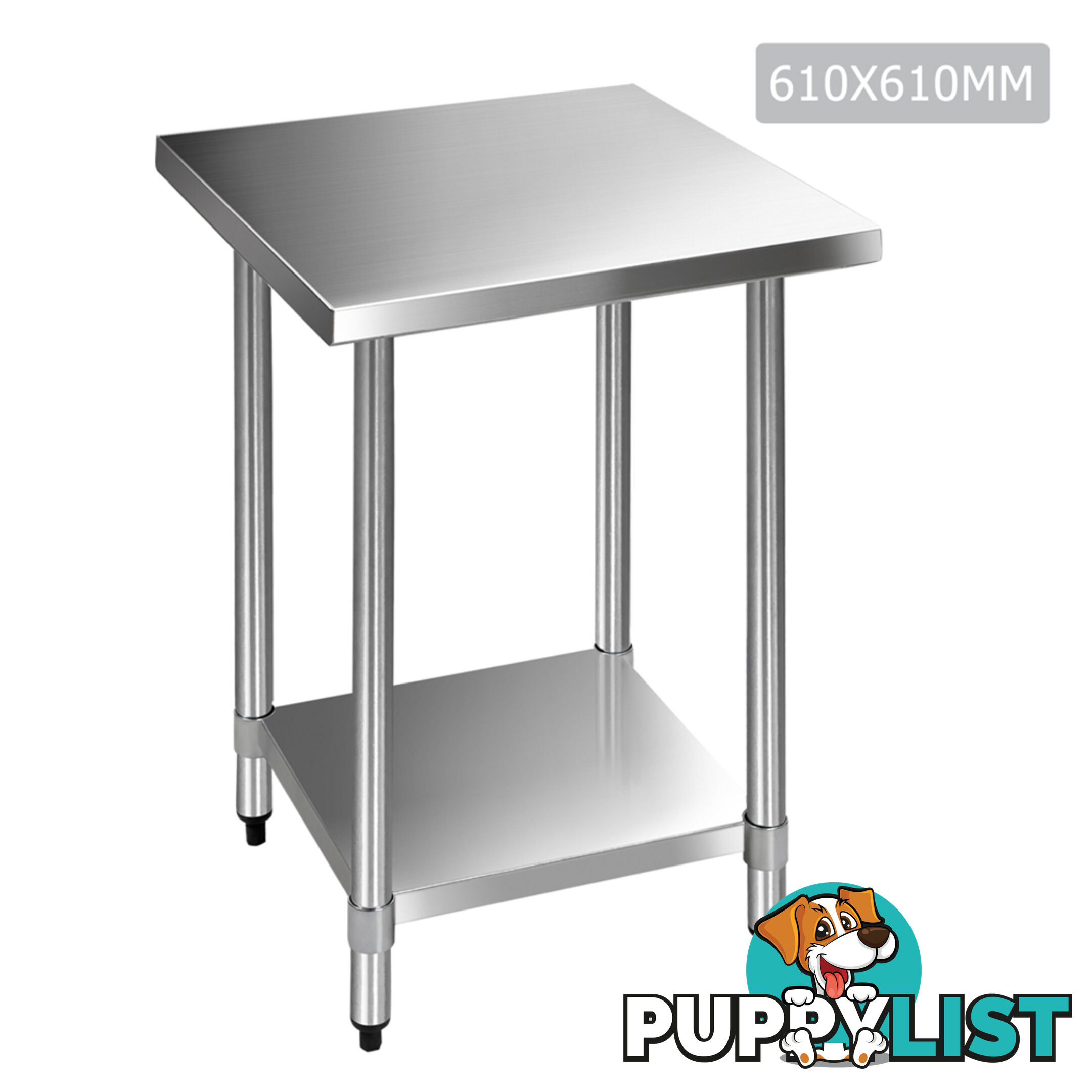 430 Stainless Steel Kitchen Work Bench Table 610mm