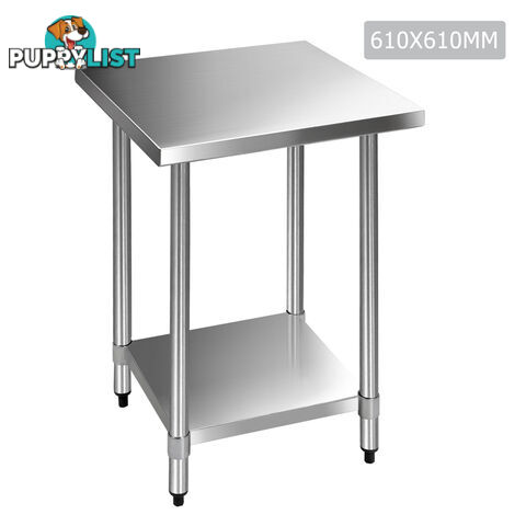 430 Stainless Steel Kitchen Work Bench Table 610mm