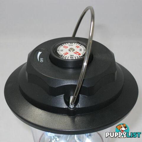 Portable Dynamo LED Lantern Radio with Built-In Compass