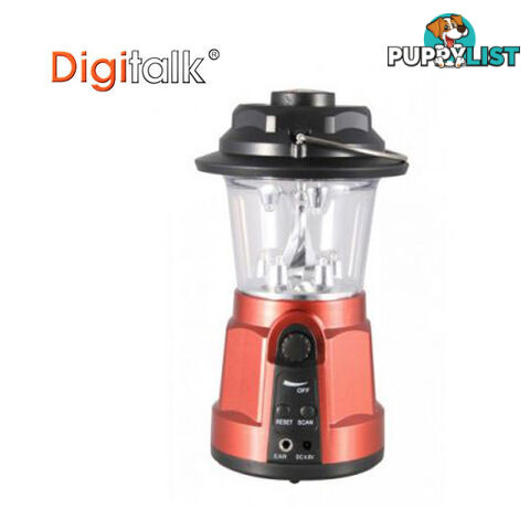 Portable Dynamo LED Lantern Radio with Built-In Compass