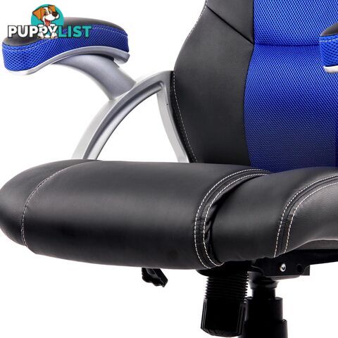 PU Leather & Mesh Racing Style Office Chair