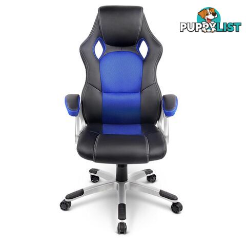 PU Leather & Mesh Racing Style Office Chair