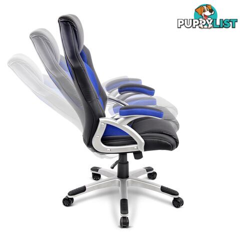 PU Leather & Mesh Racing Style Office Chair