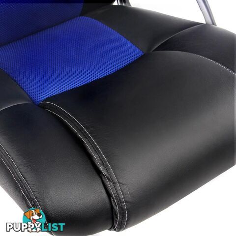 PU Leather & Mesh Racing Style Office Chair