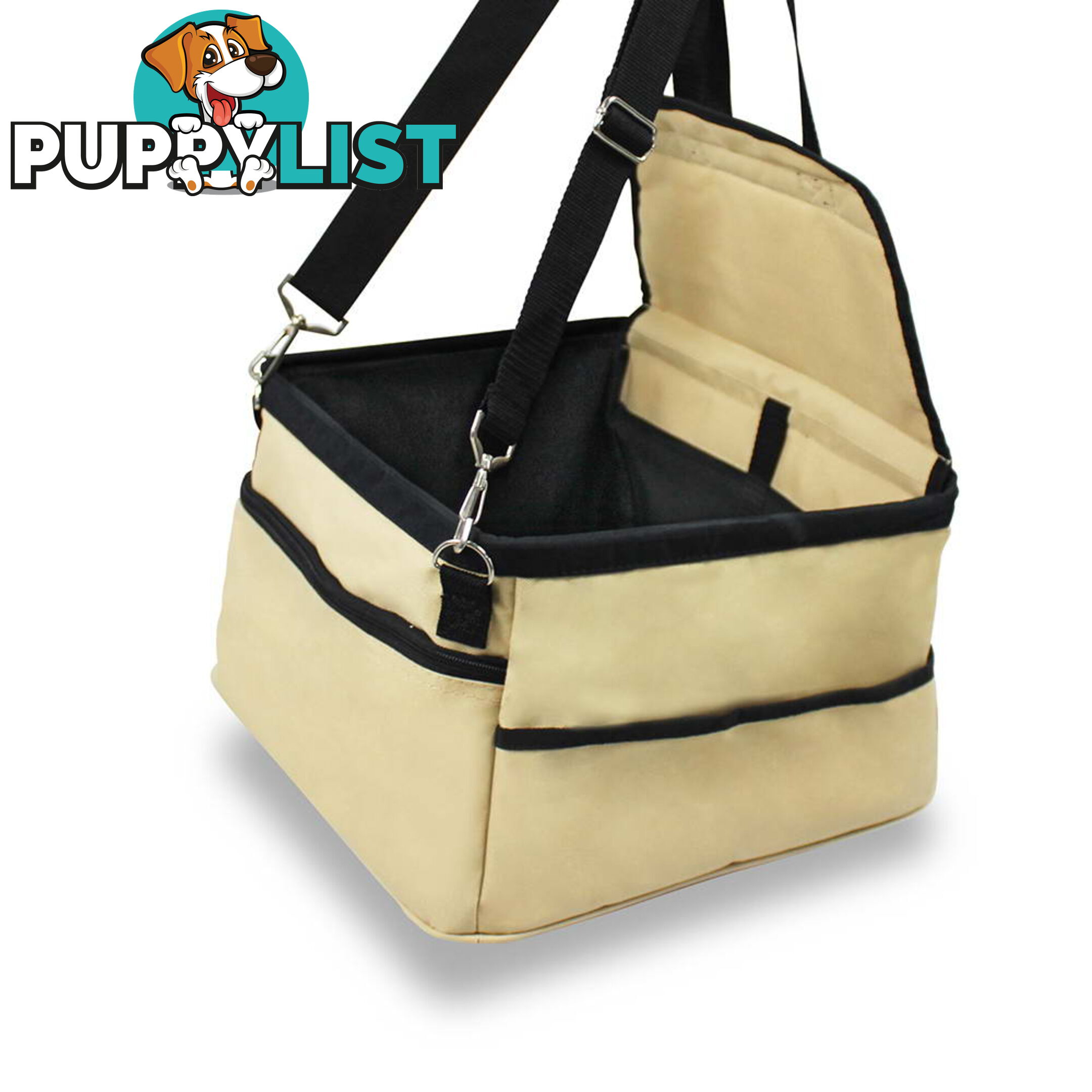 Pet Car Carrier _ Beige