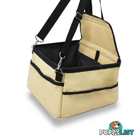 Pet Car Carrier _ Beige