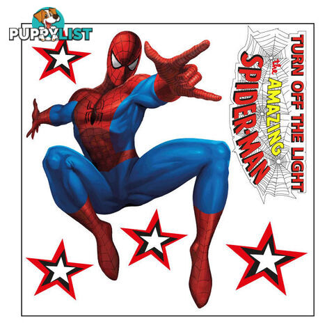 Spiderman Light Switch Wall Sticker - Totally Movable