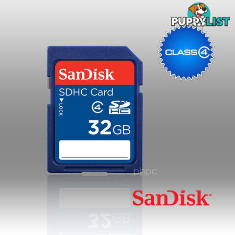 SANDISK SDHC SDB 32GB CLASS 4