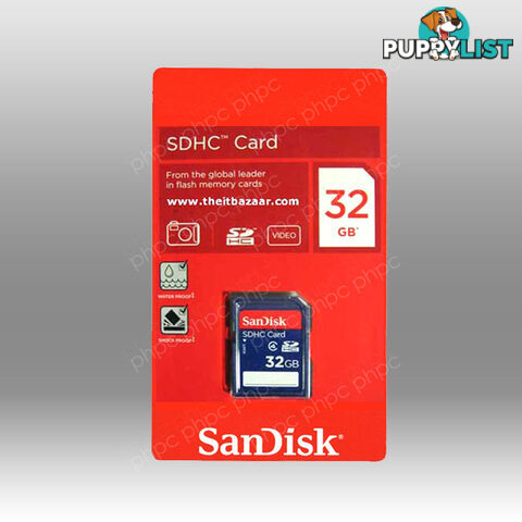 SANDISK SDHC SDB 32GB CLASS 4