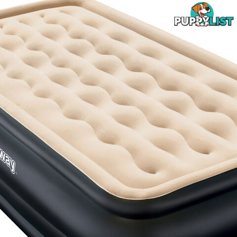 Bestway Single Inflatable Air Mattress Bed w/ Built-in Pump Black