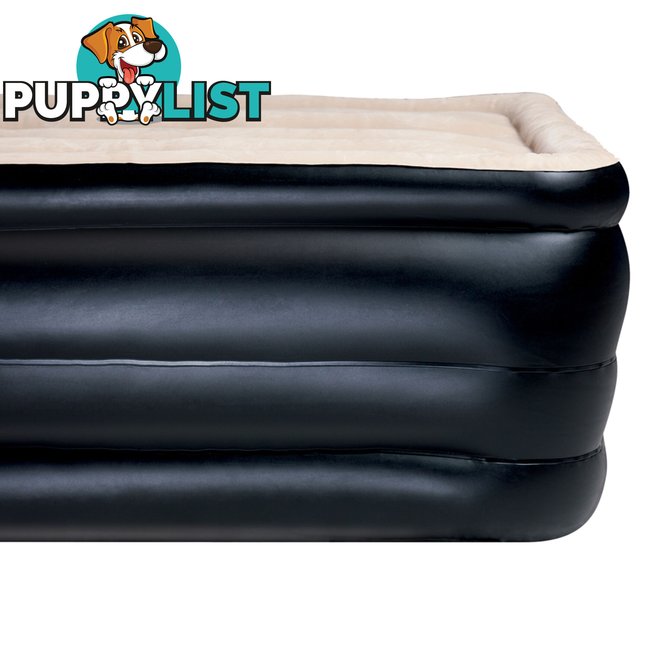 Bestway Single Inflatable Air Mattress Bed w/ Built-in Pump Black