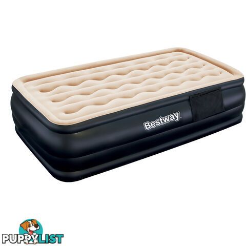 Bestway Single Inflatable Air Mattress Bed w/ Built-in Pump Black