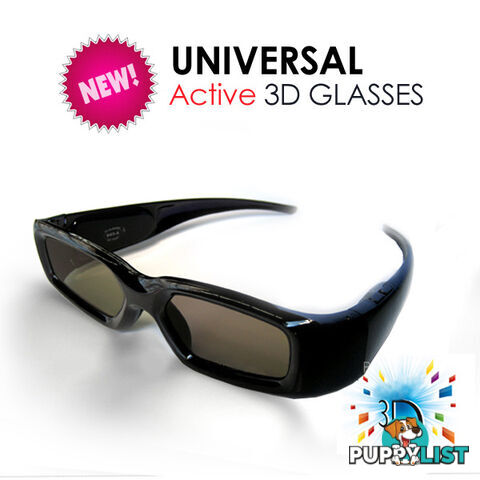 3D Active Glasses (Universal) for All Competitive 3D TV with IR Technology