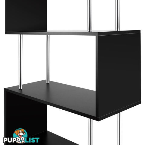 5 Tier Display/Book/Storage Shelf Unit Black