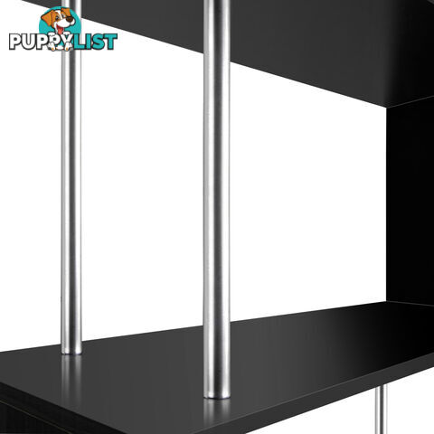 5 Tier Display/Book/Storage Shelf Unit Black