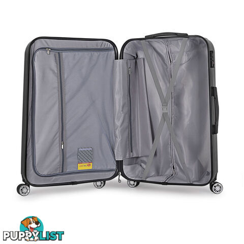 20"  Wanderlite Luggage Case  Black