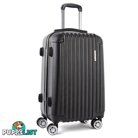 20"  Wanderlite Luggage Case  Black