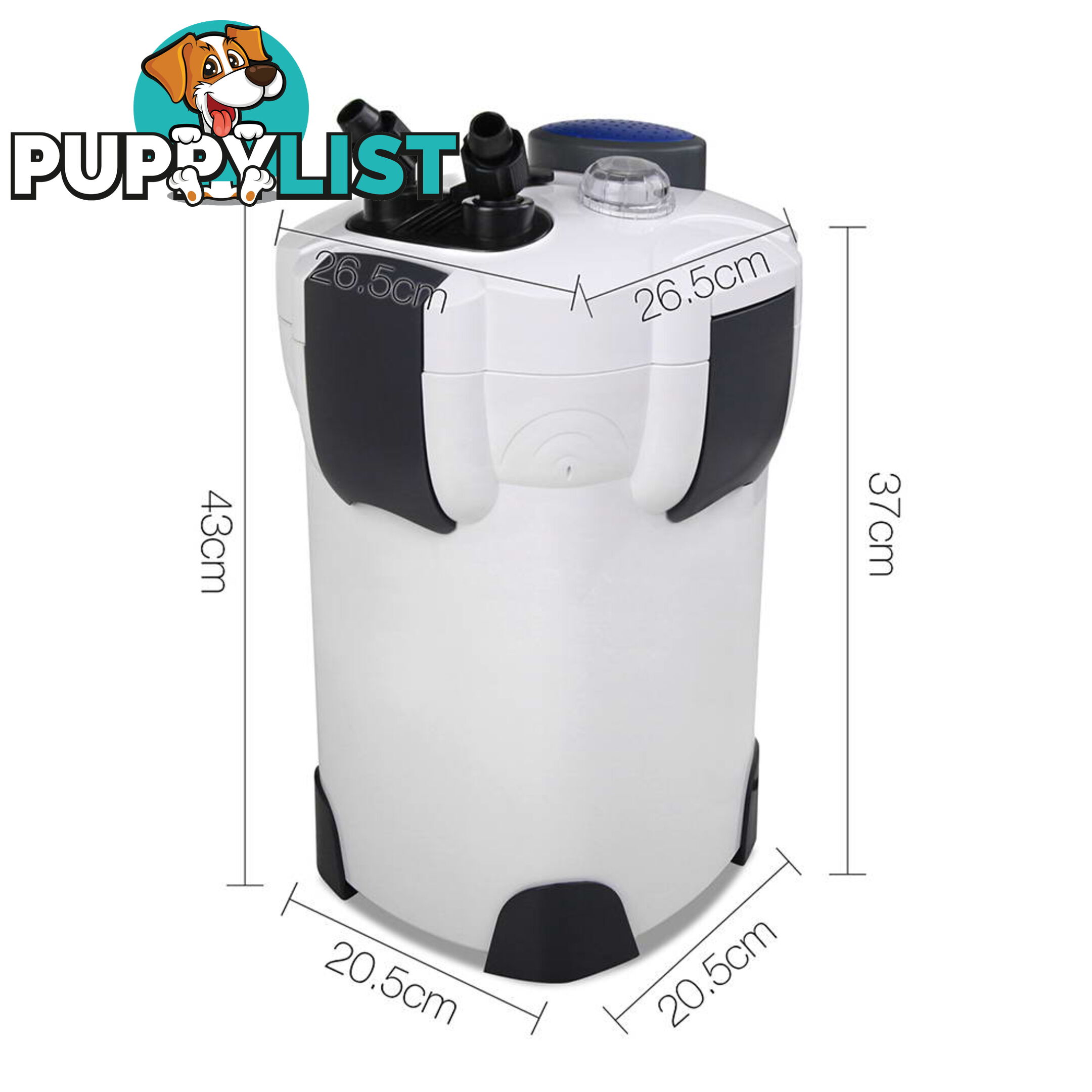 1400L/H Aquarium External Filter UV Light