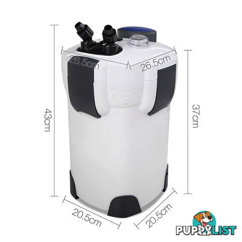 1400L/H Aquarium External Filter UV Light