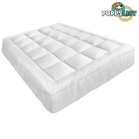 Pillowtop Mattress Topper Memory Resistant Protector Pad Cover Double