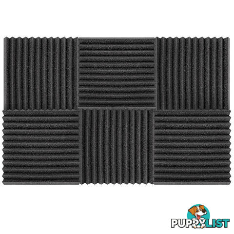 12 Teeth Wedge 30 x 30cm Acoustic Foam Panels x 40