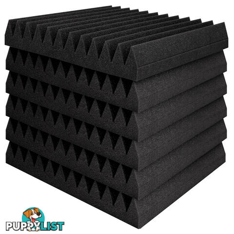 12 Teeth Wedge 30 x 30cm Acoustic Foam Panels x 40