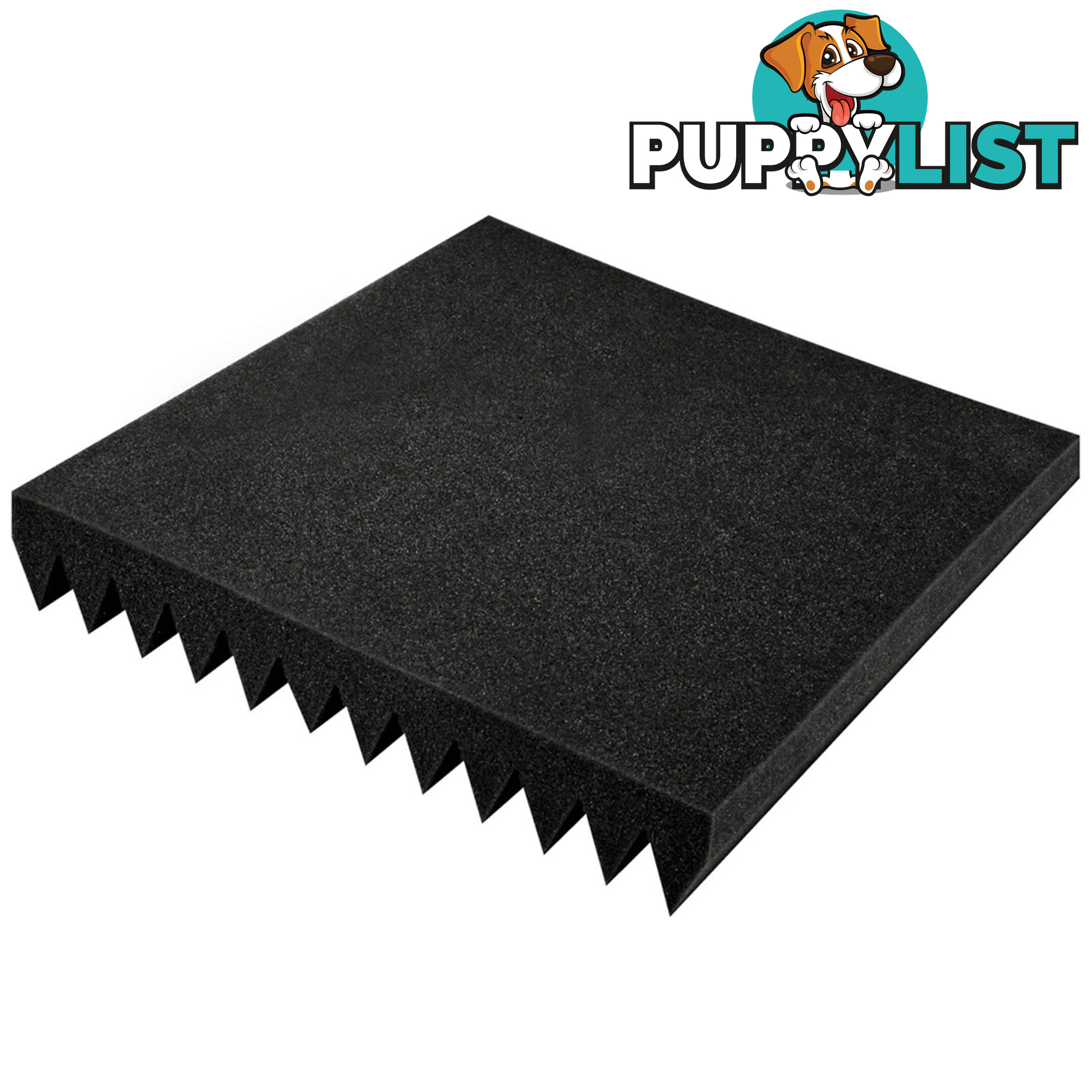 12 Teeth Wedge 30 x 30cm Acoustic Foam Panels x 40