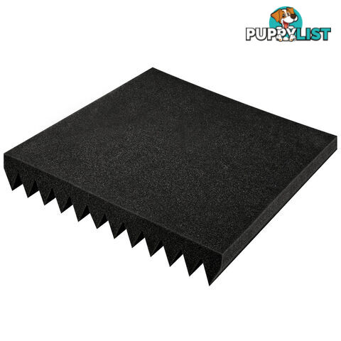 12 Teeth Wedge 30 x 30cm Acoustic Foam Panels x 40