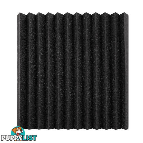 12 Teeth Wedge 30 x 30cm Acoustic Foam Panels x 40