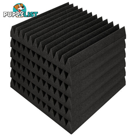 12 Teeth Wedge 30 x 30cm Acoustic Foam Panels x 40