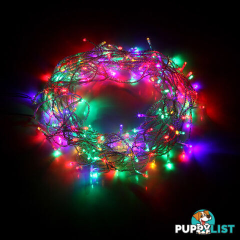 800 LED Christmas Icicle Light w/ 8 Function Controller Multicolour