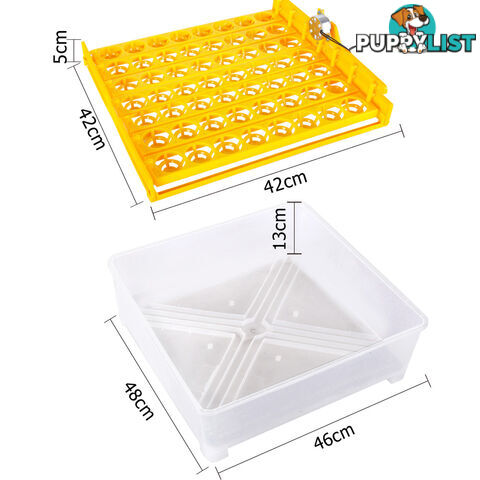 Automatic 112 Egg Incubator Yellow