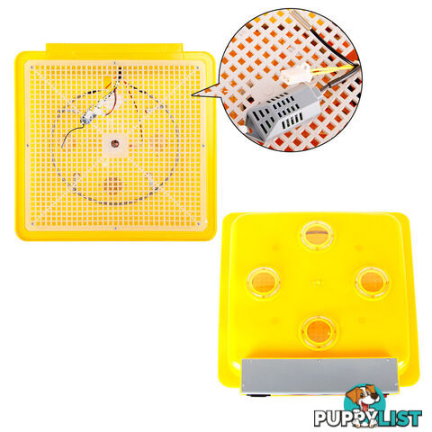 Automatic 112 Egg Incubator Yellow