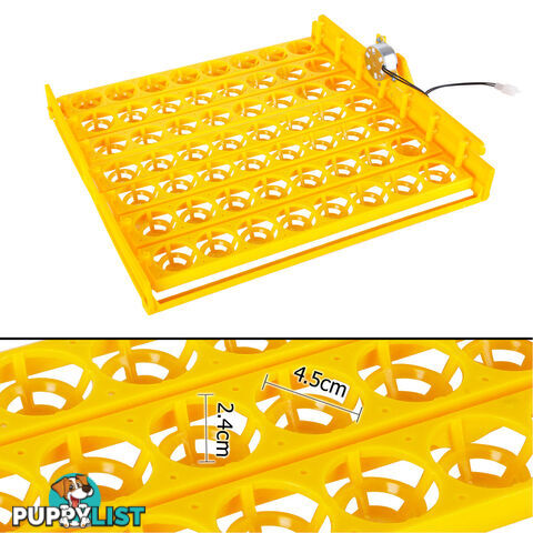 Automatic 112 Egg Incubator Yellow